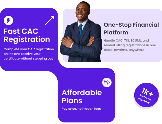 Business registration illustration